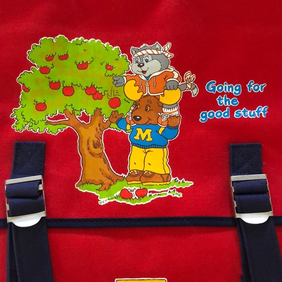 -NWT VINTAGE THE GET ALONG GANG BOOK BAG KNAPSACK BACKPACK - Picture 4 of 16